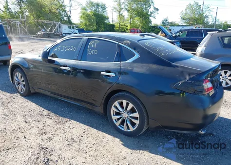 2012 Infiniti M37X z USA, uszkodzony, nr VIN JN1BY1AR7CM390485